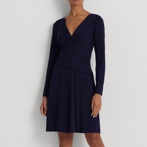 Ralph Lauren Deep Blue Long Sleeve Dress